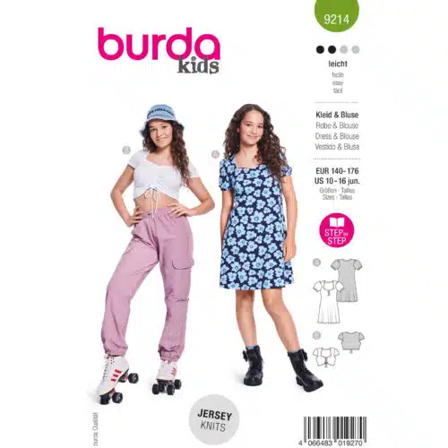 Burda Patroon 9214 - Jurk en Blouse