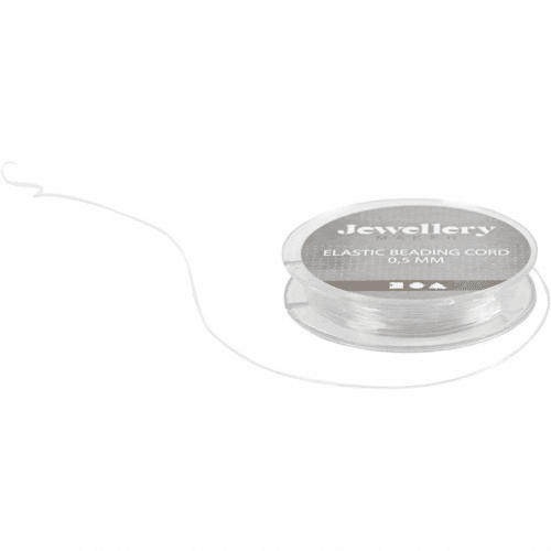 Elastisch Nylon Transparant 0.5mm 10meter