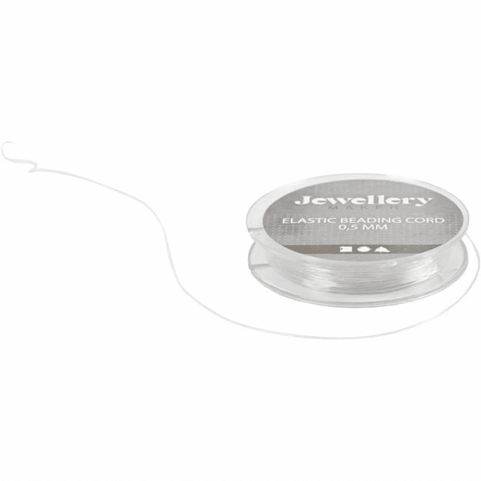 Elastisch Nylon Transparant 0.5mm 10meter