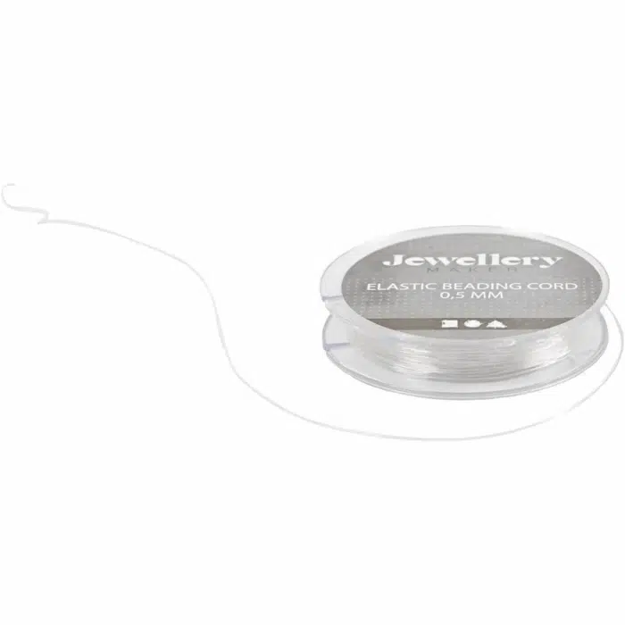 Elastisch Nylon Transparant 0.5mm 10meter