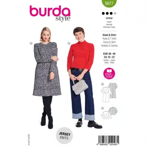 Burda Patroon 5677 - Jurk en Shirt
