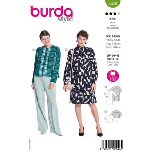 Burda Patroon 5678 - Jurk en Blouse