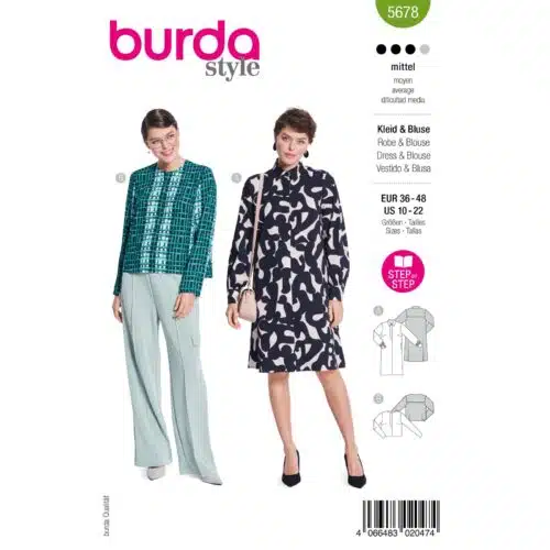 Burda Patroon 5678 - Jurk en Blouse