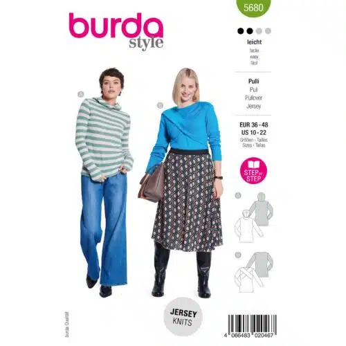 Burda Patroon 5680 - Trui en Shirt