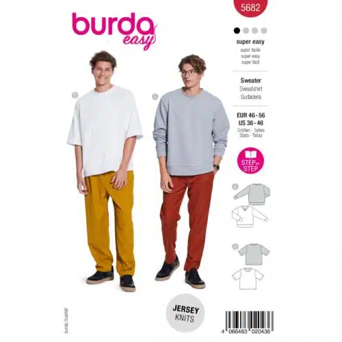 Burda Patroon 5682 - Sweater en Shirt
