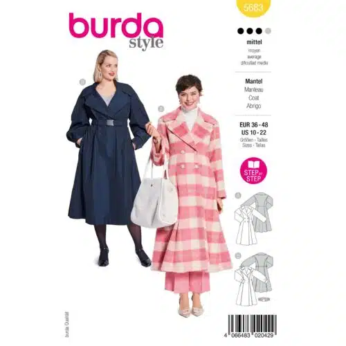 Burda Patroon 5683 - Jas in Variaties