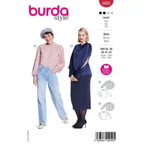 Burda Patroon 5685 - Blouse in Variaties