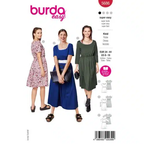 Burda Patroon 5686 - Jurk in Variaties