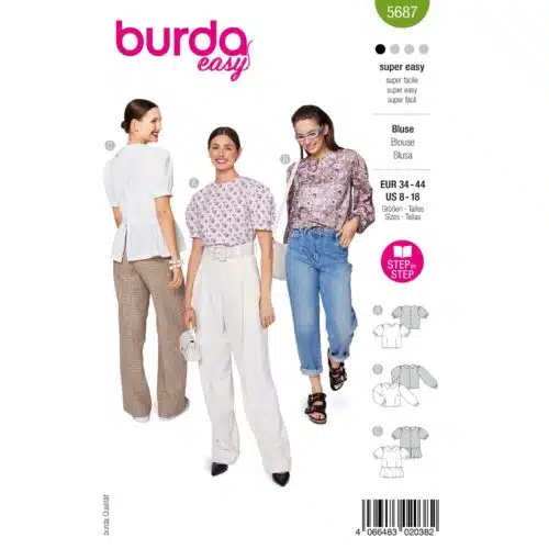 Burda Patroon 5687 - Blouse in Variaties