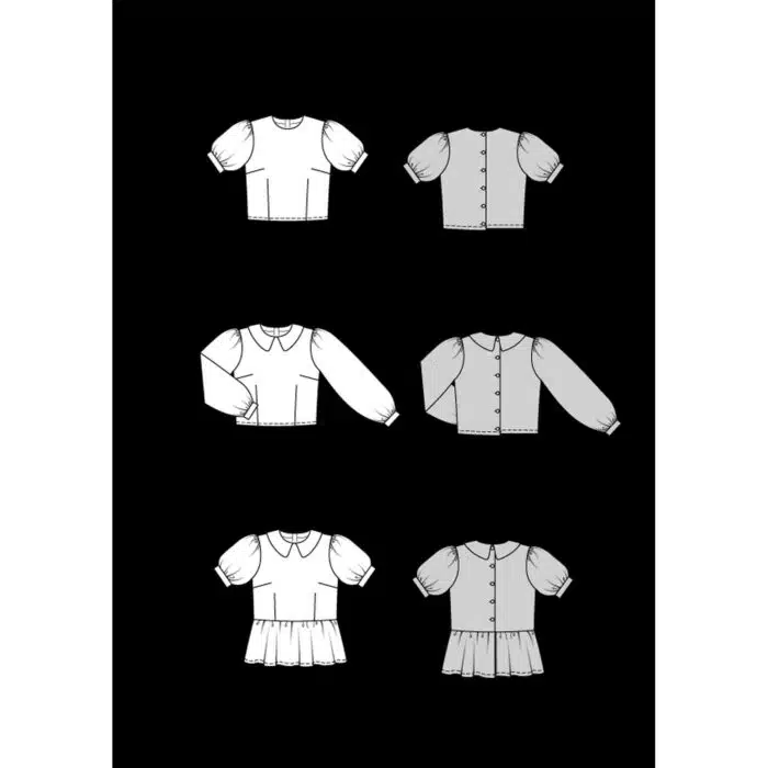 Burda Patroon 5687 - Blouse in Variaties