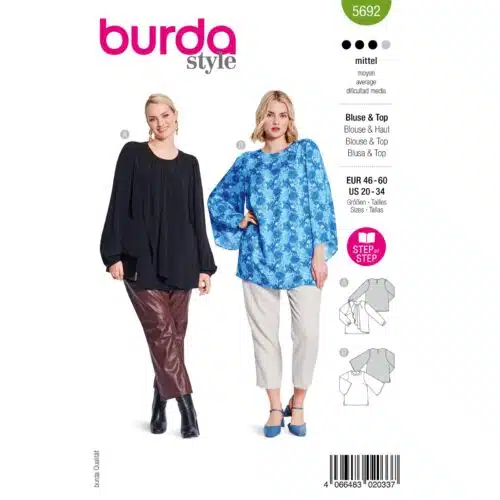 Burda Patroon 5692 - Blouse in Variaties