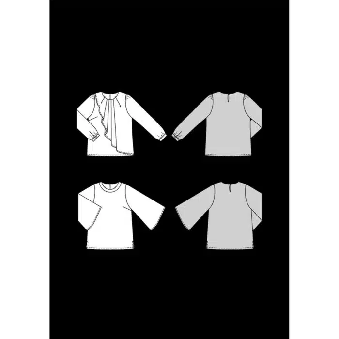 Burda Patroon 5692 - Blouse in Variaties