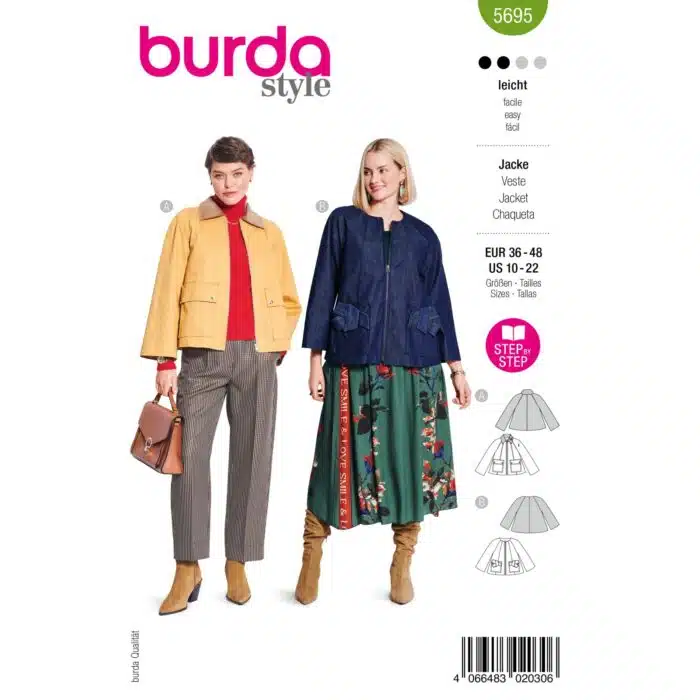 Burda Patroon 5695 - Jas in Variaties