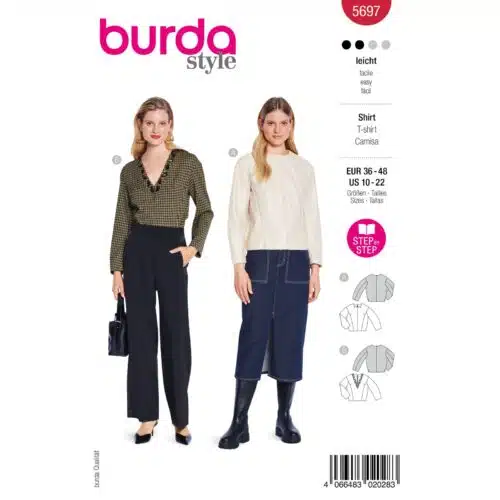 Burda Patroon 5697 - Blouse in Variaties