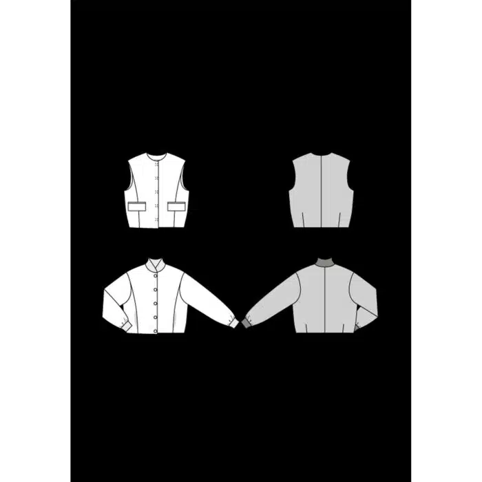 Burda Patroon 5698 - Vest en Jasje