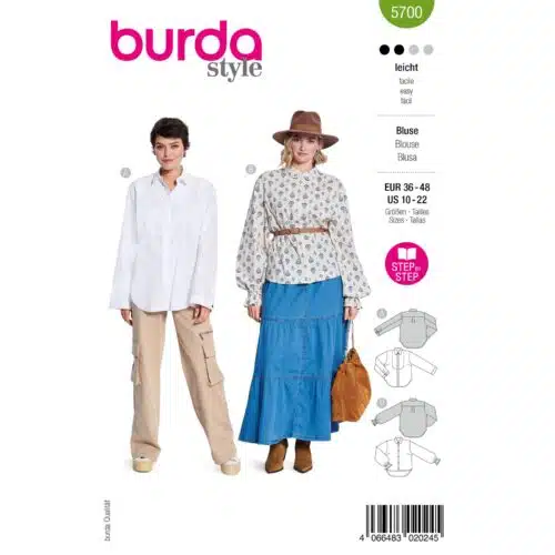 Burda Patroon 5700 - Blouse in Variaties