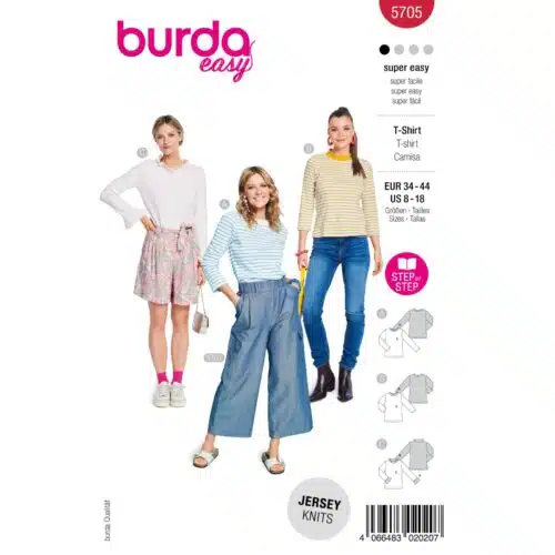 Burda Patroon 5705 - Shirt in Variaties