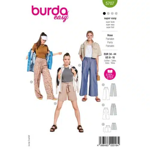 Burda Patroon 5707 - Broek in Variaties