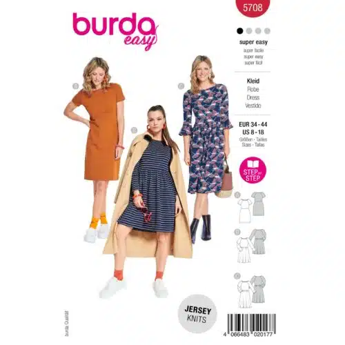 Burda Patroon 5708 - Jurk in Variaties