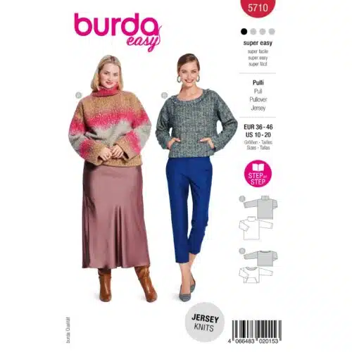 Burda Patroon 5710 - Trui in Variaties
