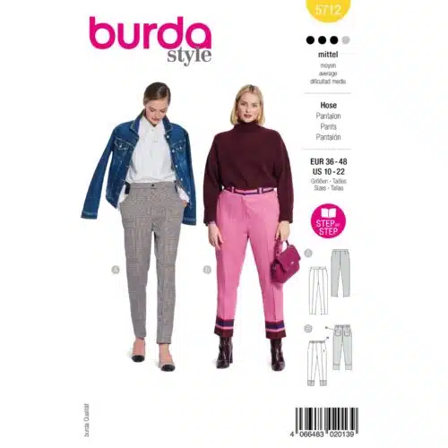 Burda Patroon 5712 - Broek in Variaties