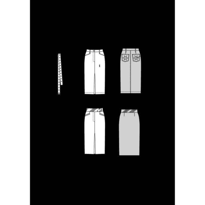 Burda Patroon 5715 - Rok in Variaties