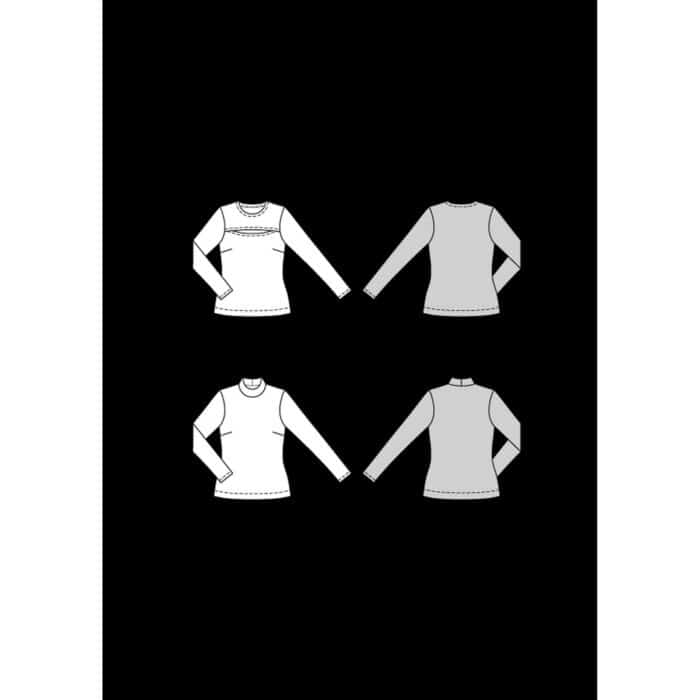 Burda Patroon 5717 - Shirts in Variaties