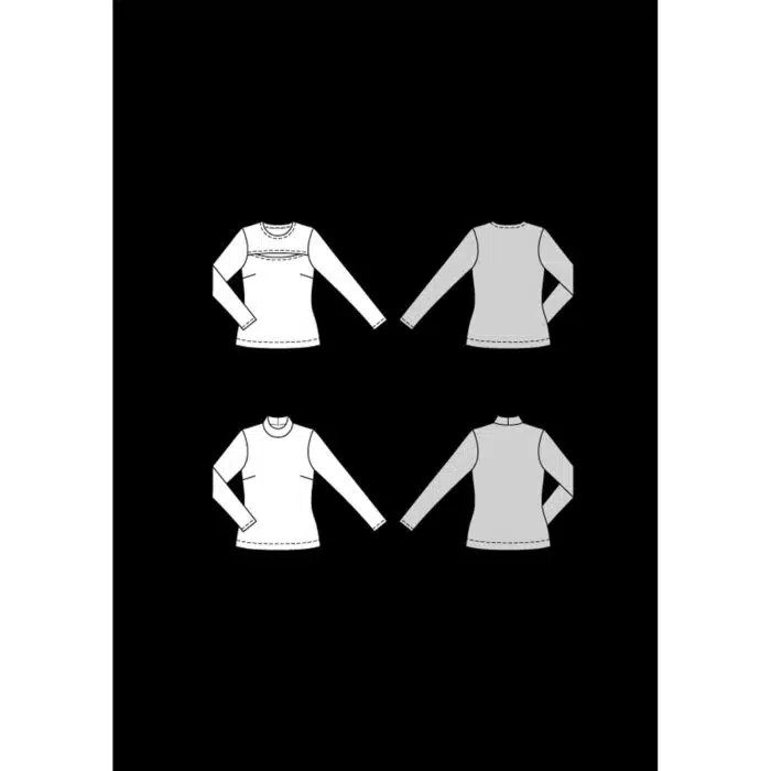 Burda Patroon 5717 - Shirts in Variaties