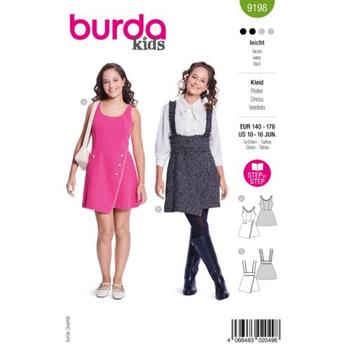 Burda Patroon 9198 - Jurk en Rok