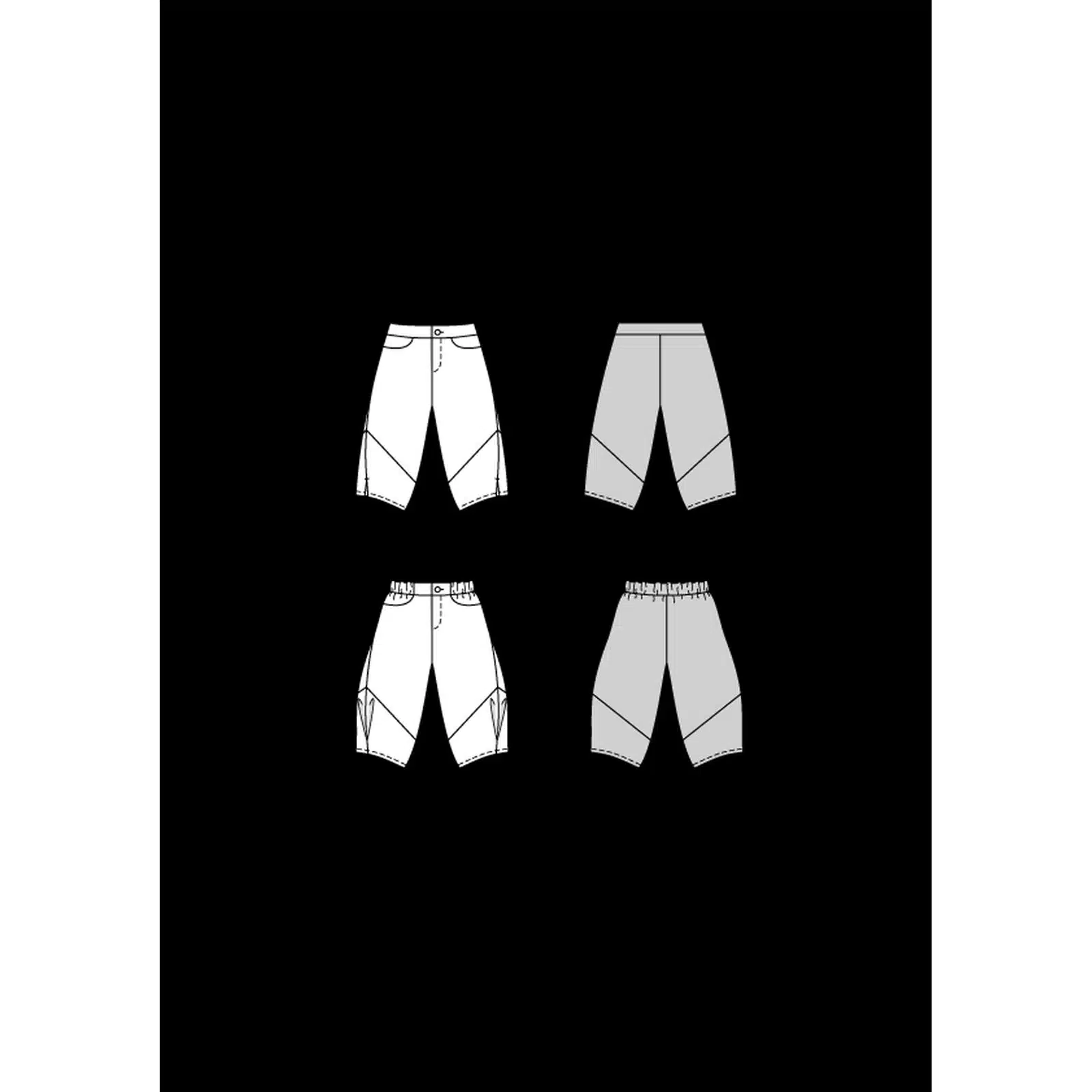 Burda Patroon 9199 - Broek in Variaties