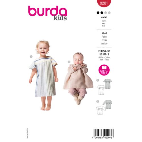 Burda Patroon 9201 - Jurk en Shirt