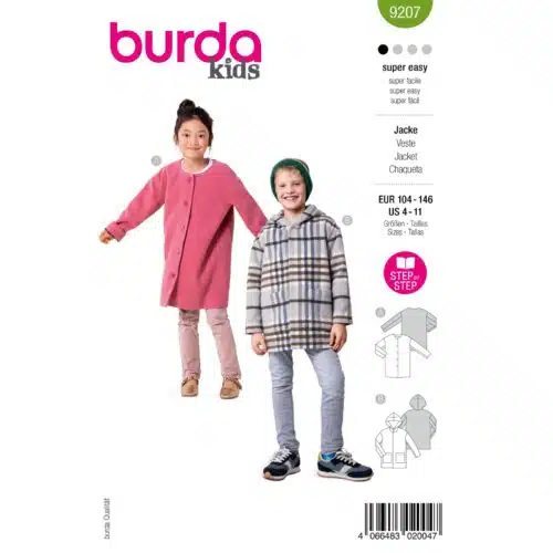Burda Patroon 9207 - Jas in Variaties