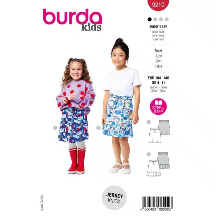 Burda Patroon 9210 - Rok in Variaties