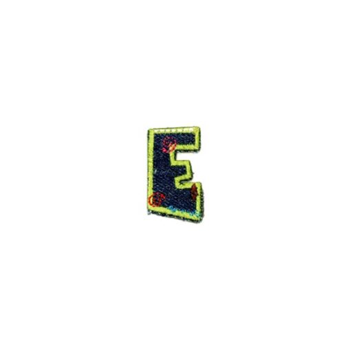 Appli;Fun letter Jeans E
