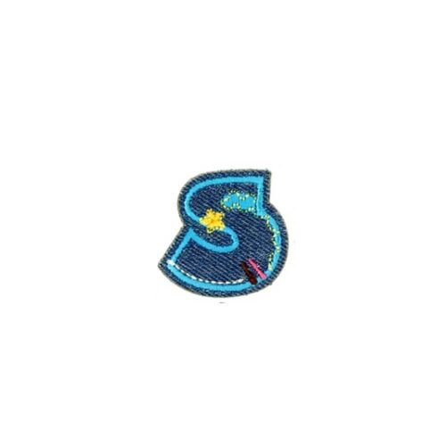 Appli;Fun letter Jeans S