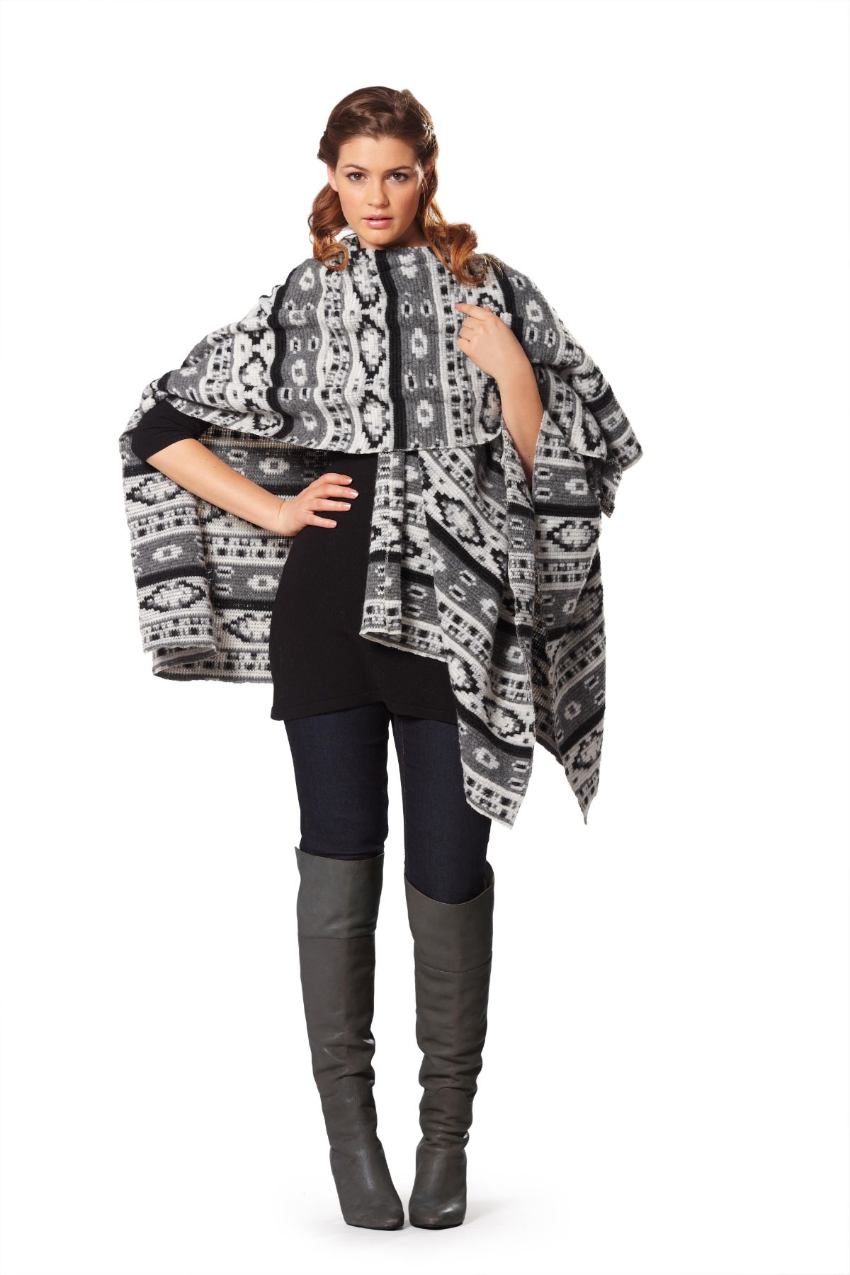 Burda Patroon 7313 - Cape in variaties