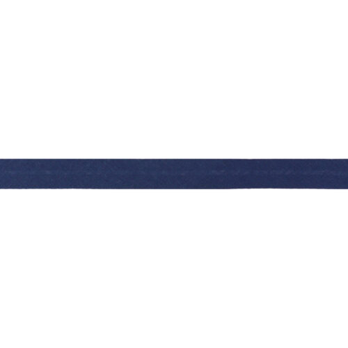 Katoenen Bias 20mm Donker Blauw-210 5meter