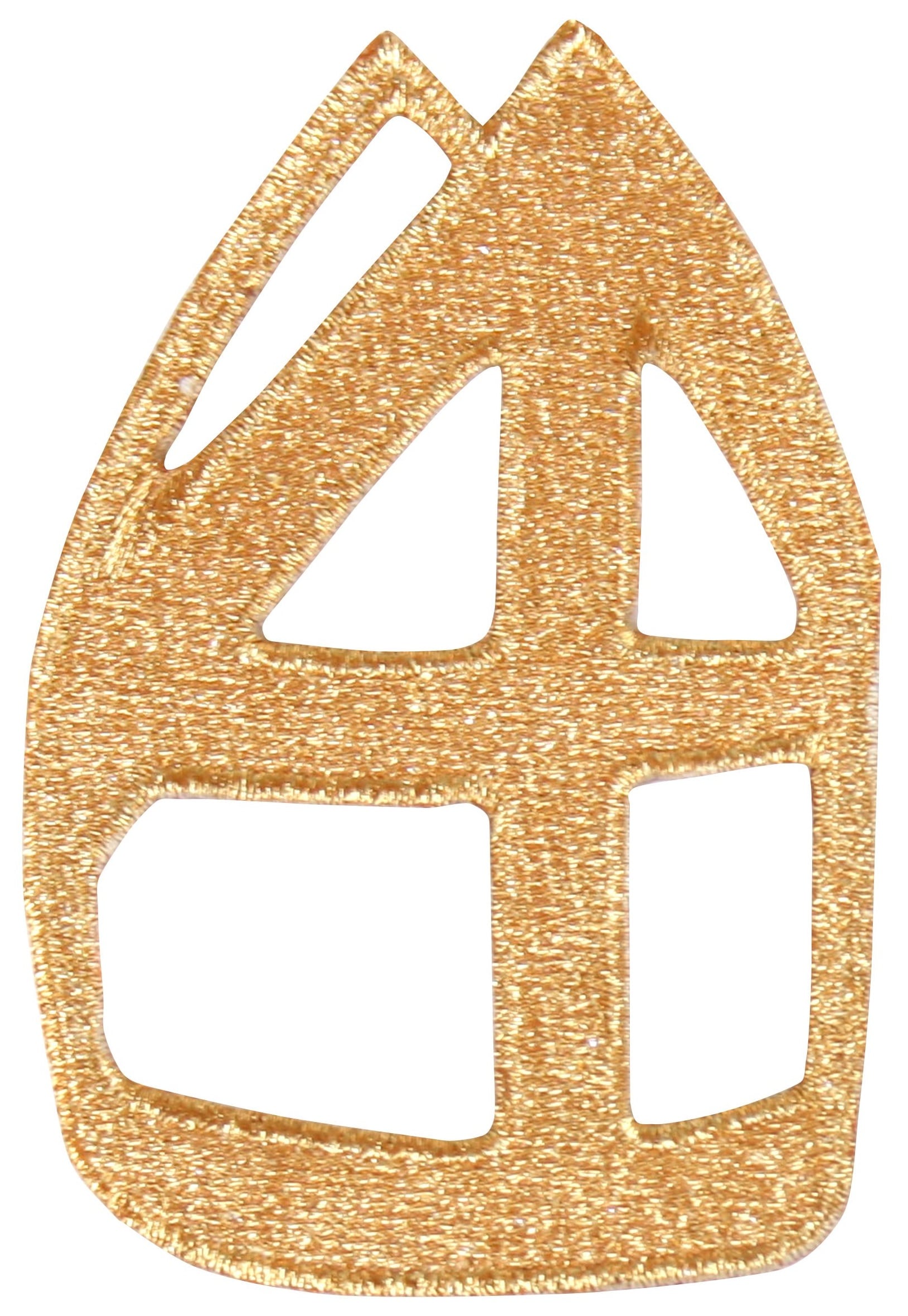 Applicatie Sint Mijter Goud Links 6.5x10cm