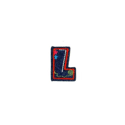 Appli;Fun letter Jeans L