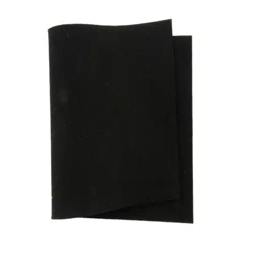 Certi Vilt 100% Wol 3mm 22,5x30cm Zwart