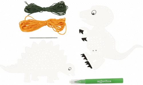 Creative Mini Kit Dino Kleuren en Borduren