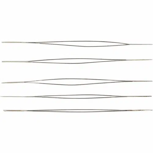 Kralennaalden/Big Eye 0.3mm 6cm 5stuks