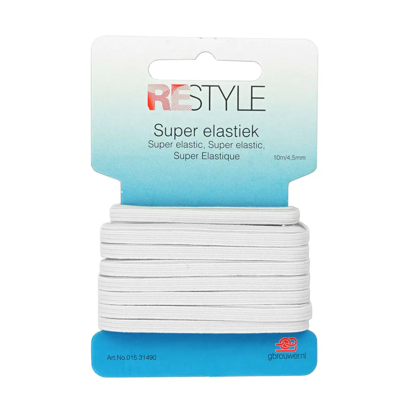 REStyle Elastiek 4.5mm Wit 10meter