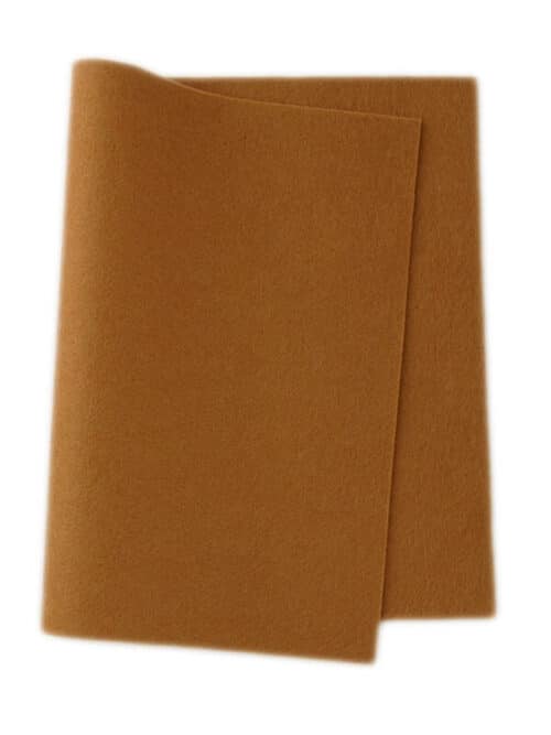 True Vilt 100% Wol 20x30cm Beertjes Bruin