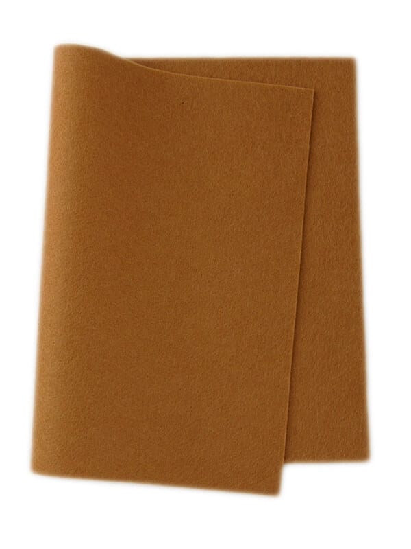 True Vilt 100% Wol 20x30cm Beertjes Bruin