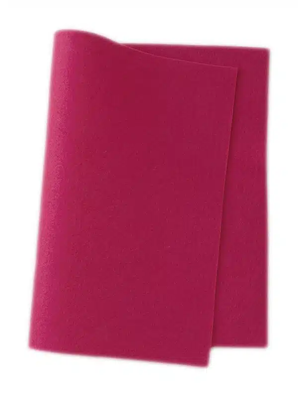 True Vilt 100% Wol 20x30cm Zacht Fuchsia