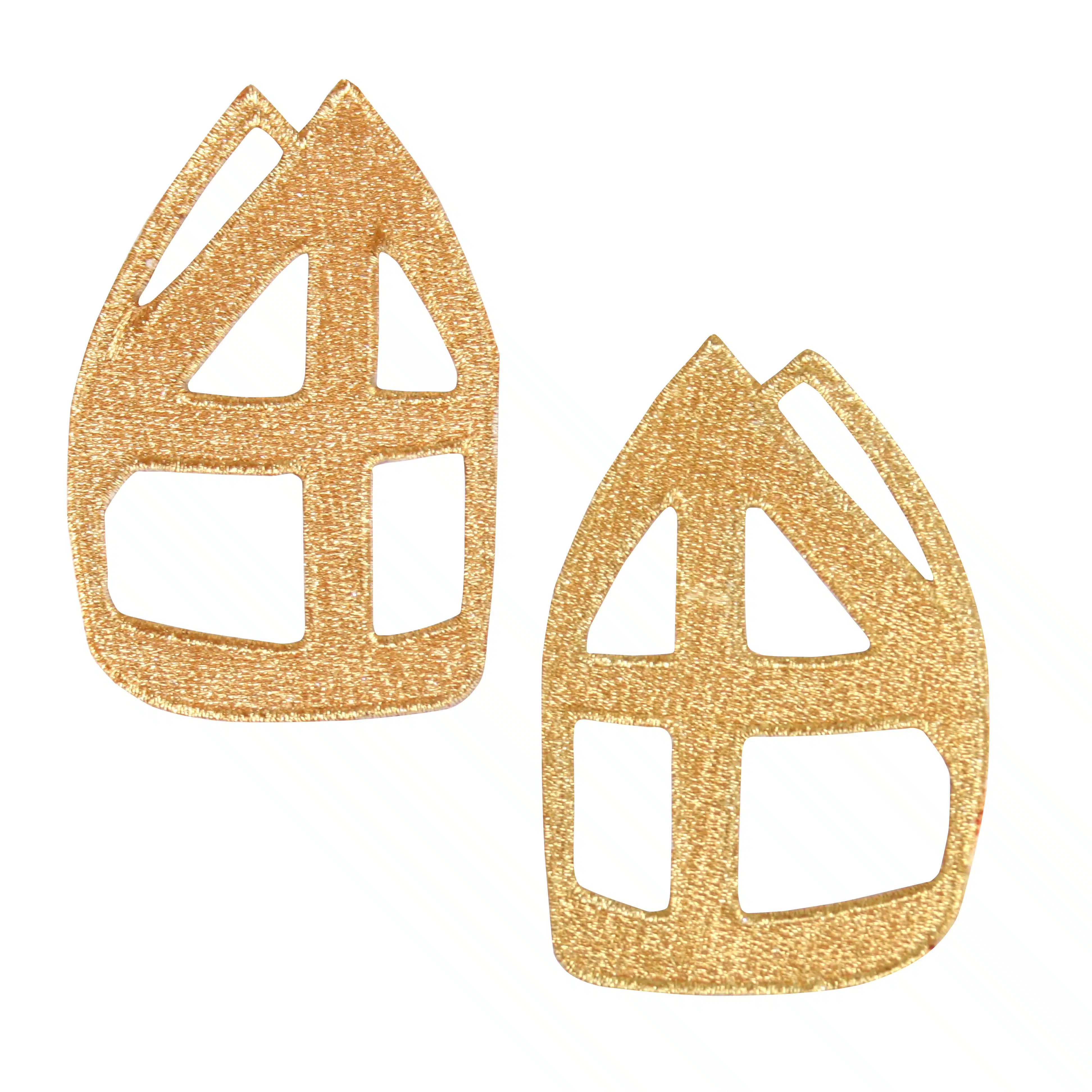 Applicatie Sint Mijter Goud Rechts 6.5x10cm