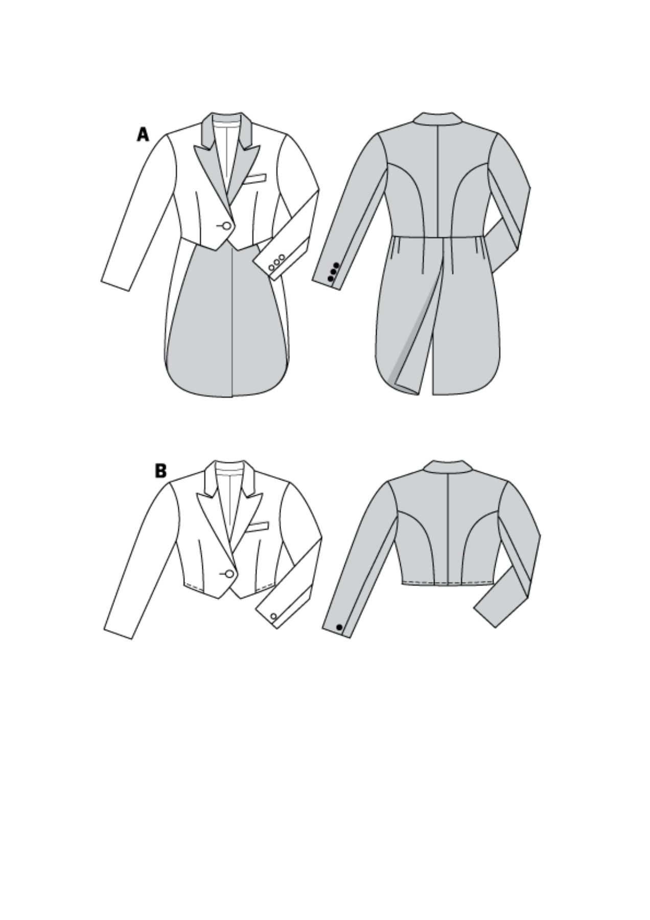 Burda Patroon 2529 - Showkleding in variaties