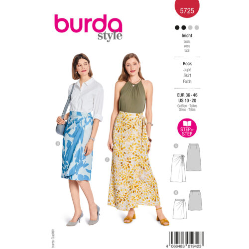 Burda Patroon 5725 - Rok in Variaties