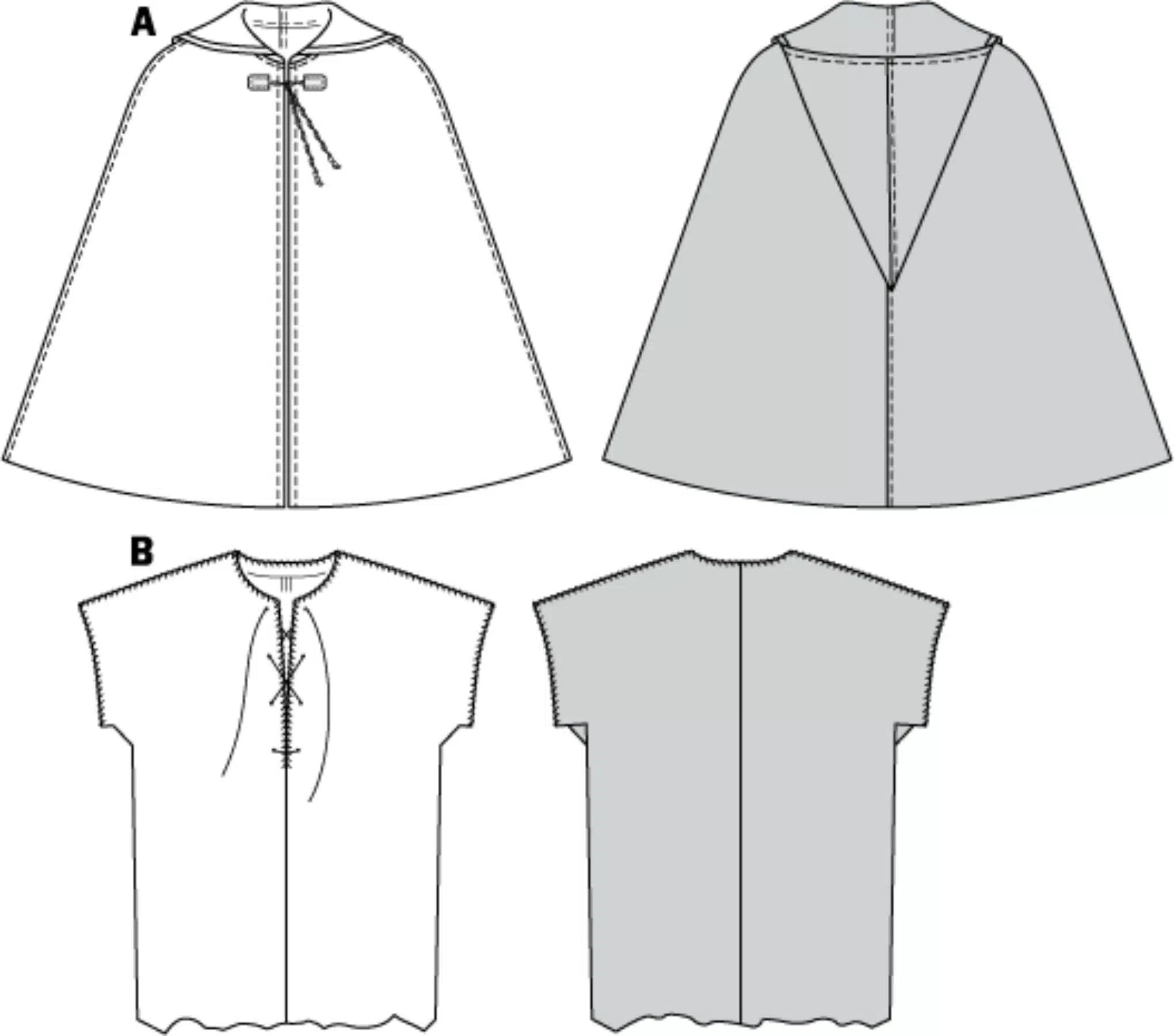 Burda Patroon 7333 - Robin Hood kostuum